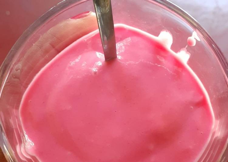Recipe of Favorite Strawberry Yogurt without trying 🍓