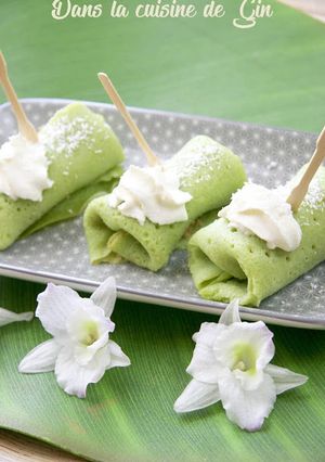 Une photo de Crêpes balinaises (Dadar Gulung)