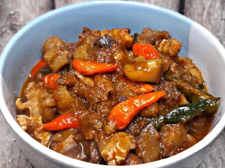 Langkah Gampang Membuat Resep Oseng Tetelan Mercon yang Lezat Sekali