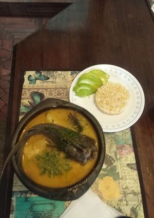 Una foto de Sopa de Cucha o Coroncoro