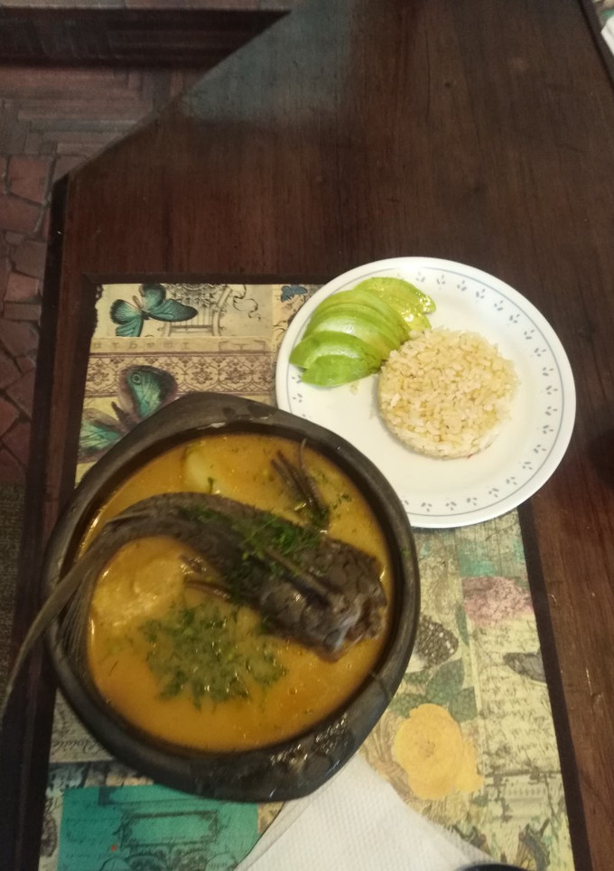 Una foto de Sopa de Cucha o Coroncoro