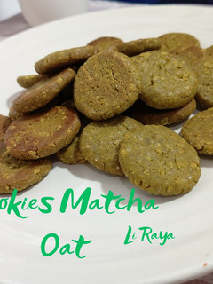 Foto resep Cookies Matcha Oat