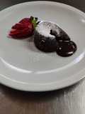 Volcán de chocolate
