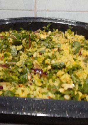 A picture of Palm oil Jollof rice.