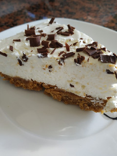 Una foto de Tarta de yogur y nata