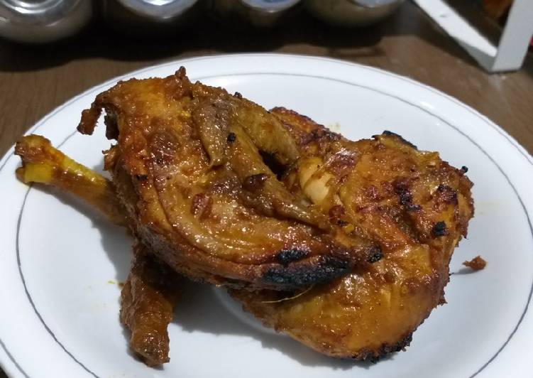 Langkah Mudah untuk Menyiapkan Ayam bakar by YV, Sempurna