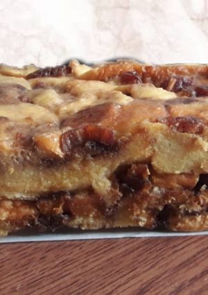 Foto resep Puding kulit roti tawar kurma