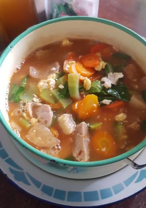 Foto resep 44. Cap cay Kuah Merah