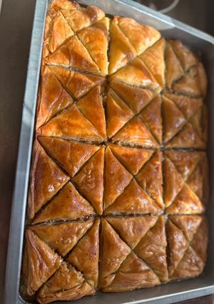 عکسی از دستور باقلوا