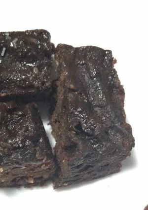 Una foto de Brownie Keto en 5 min!!!! Si en 5 min... Es delicioso..😋