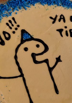 Una foto de Torta de cumpleaños sin gluten