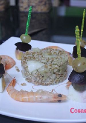 Foto principal de Espelta con gambas y pinchos