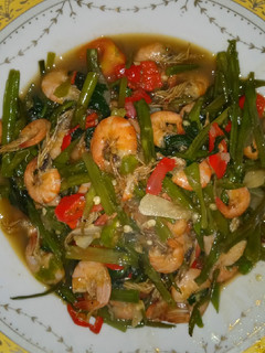 Foto resep Tumis kangkung+udang