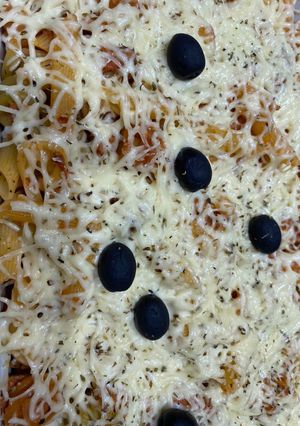 Foto de Massa gratinada com atum e cogumelos 🍄