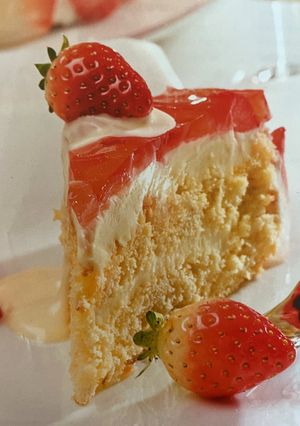 Zdjęcie przepisu Tort biszkoptowy z masą mascarpone (Książka Thermomix).