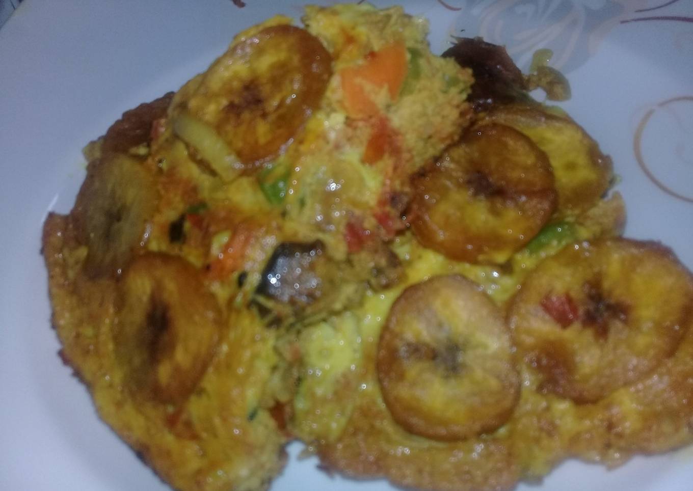 Plantain frittata