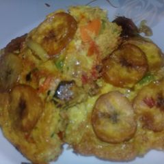A picture of Plantain frittata.
