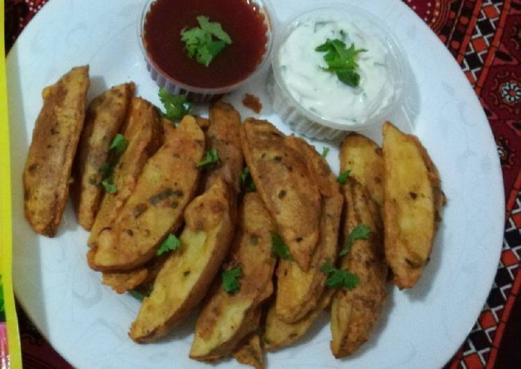 Steps to Prepare Homemade Potato Wedges