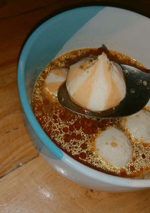 Foto resep Bakso ikan kuah tomyum