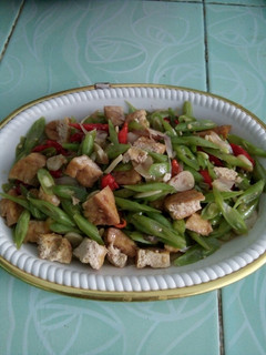 Foto resep Tumis buncis tahu goreng