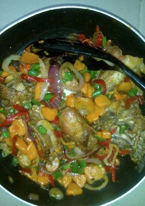 A picture of Vegetable stir fry souce.