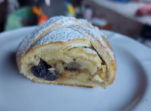 Una foto de 🍎🍏Strudel de manzana 🍏🍎
