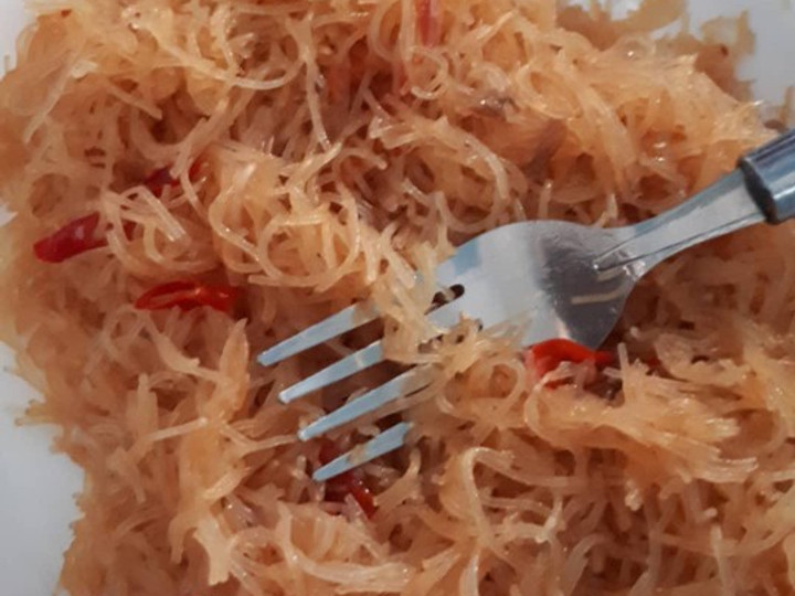 Resep Bihun goreng terasi hot spicy, Menggugah Selera