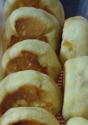 Foto resep Roti isi selai strawberry (teflon n tanpa telur)