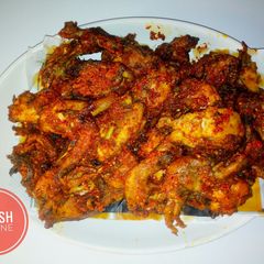 A picture of Peppered chicken.