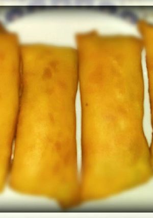 Foto resep Lumpia goreng (isi bihun, buncis, tahu)
