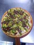 Pizza al estilo chacarero