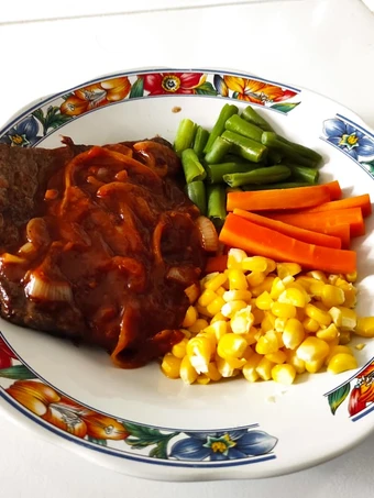 Cara Mudah Membikin Resep Beef steak BBQ yang Bikin Ngiler Anti Ribet, Sempurna