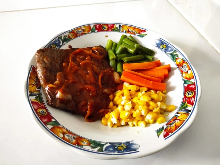 Cara Mudah Membikin Resep Beef steak BBQ yang Bikin Ngiler Anti Ribet, Sempurna