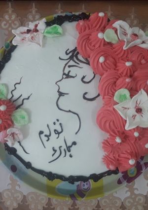 عکسی از دستور کیک تولد اسفنجی😍