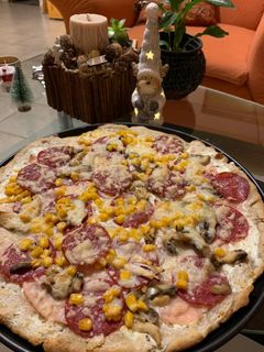 Zabpehelylisztes pizza🍕 recept fotója