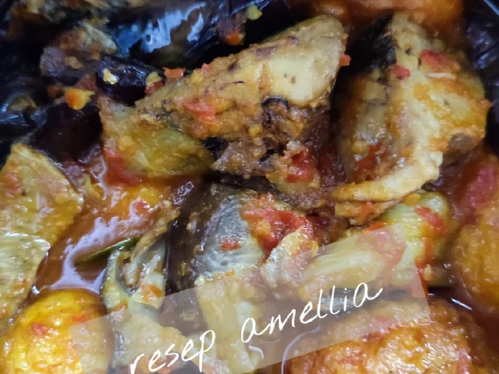 Langkah Gampang Menyiapkan Resep Balado terong tongkol telor yang Menggugah Selera Anti Ribet, Mantap Sekali