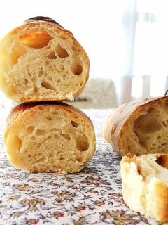 Dagasztás nélküli ciabatta recept fotója