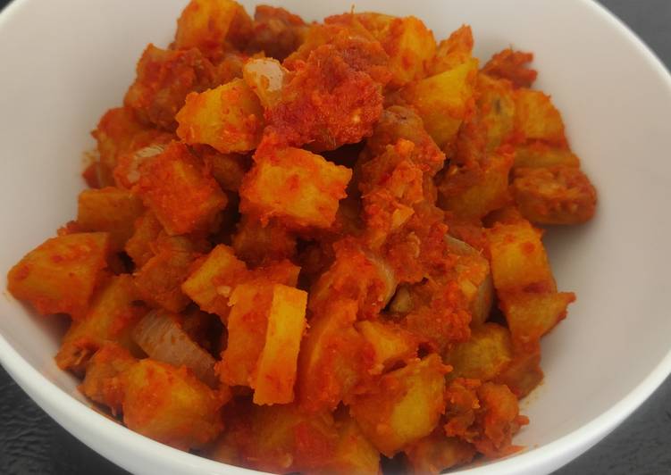 Recipe: Perfect Kentang tempe balado