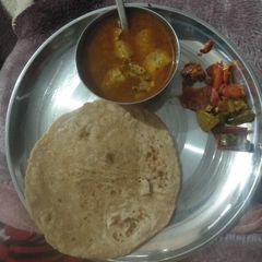 A picture of Rajasthani papad ki sabji.