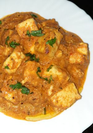 A picture of Super easy Shahi paneer.