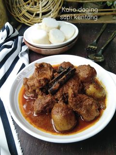 Foto resep Kalio daging sapi kentang