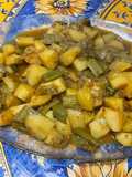 Pommes de terre et céleri au bouillon de porc