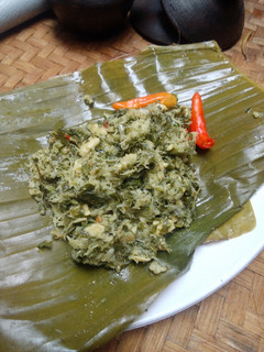 Foto resep Bothok Daun Singkong Teri