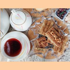 A picture of Banana and Peanut Khara Cake.