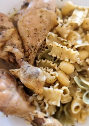 Una foto de Pollo a la cerveza con especias
