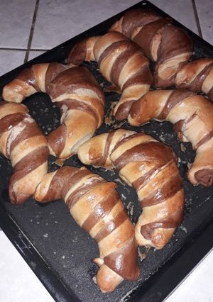 Kakaós kifli recept fotója
