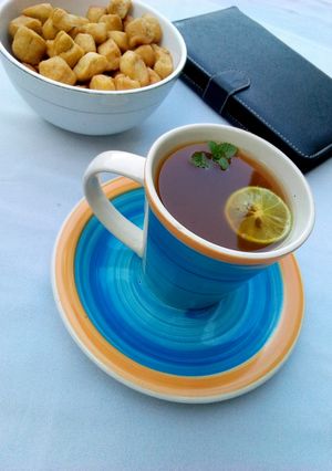 A picture of Doum palm tea🍵 (shayin goruba).