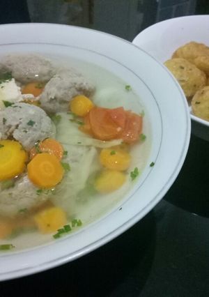 Foto resep Soup Bakso Enak