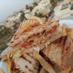Fajita Club Sandwich A picture of Fajita Club Sandwich.