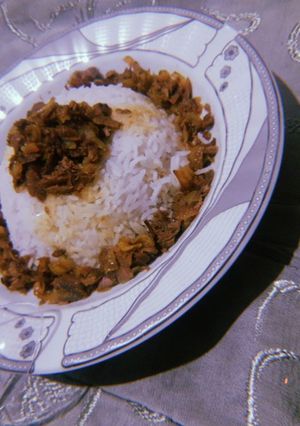 عکسی از دستور برنج با تن ماھی